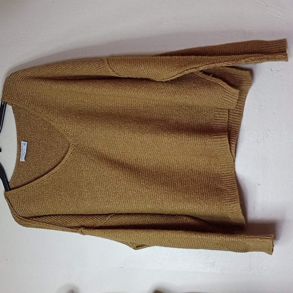Pink Lily Livingy best Style oversized brown/green slouchy comfortable sweater